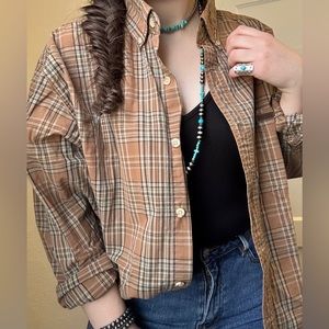 Carhartt Large long sleeve button up shirt
